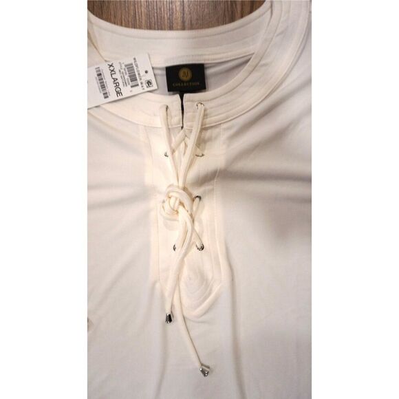 NWT JM Collection Wildflower Way Blouse - White/Neo Natural - Size XXL - Picture 5 of 14